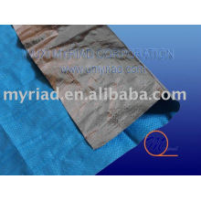 blue Aluminum Foil Woven Fabric,foil fabric,aluminum foil insulation